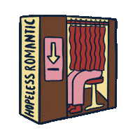 Romantic Comedy Photo Booth Sticker by Will Linley