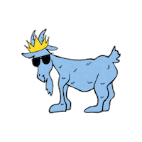 GOAT_USA goat chuck goatusa chuckthegoat Sticker