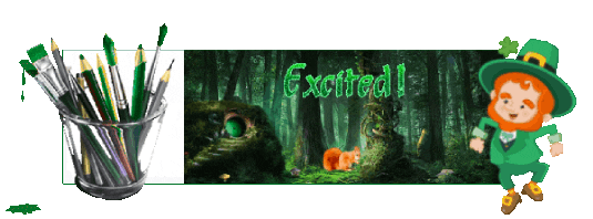 Excited St Patricks Day Sticker