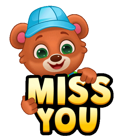 Miss U Sticker by Lucas and Friends by RV AppStudios