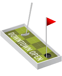 Putt Putt Dhi Sticker by Downtown Huntsville