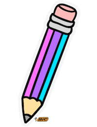 BicPapeleria lapiz tarea regreso a clases Sticker