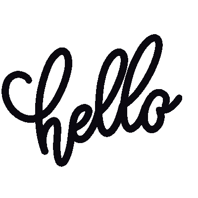 tatyanakarpova giphyupload hello hi lettering Sticker