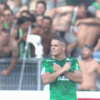 Happy Ligue 1 GIF by AS Saint-Étienne