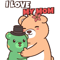 I Love You Family Sticker by BEARISH