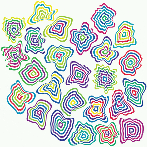 Relaxing Op Art GIF by Joe Winograd