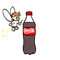 Sparkle 코카콜라 Sticker