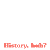 peachesobviously pink huh history rwrb Sticker