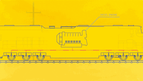 illustration train GIF by General Electric