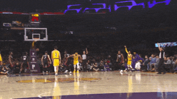 happy los angeles GIF by NBA