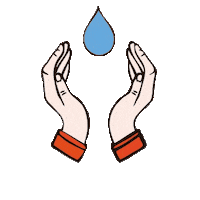 DeWolven water regen klimaatklaar wateroverlast Sticker