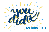 Graduation Class Of 2023 Sticker by MBRU