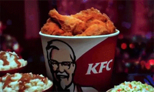fried chicken GIF