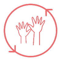 piantando nature community people help Sticker