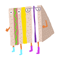 run running Sticker by curly_mads