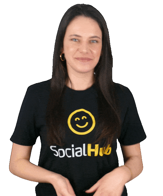 SocialHub giphyupload clapping applause company Sticker