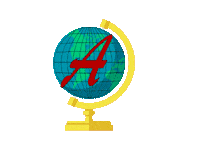 Globe Mappamondo Sticker by A Viaggi