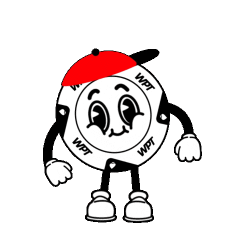 Poker Chip Chipster Sticker by World Poker Tour