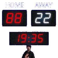 22 Away Sticker