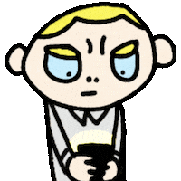 Smollmighty animation confused phone girl what Sticker