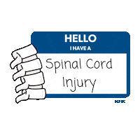 Spinal Cord Wheelchair Sticker by SCI BC