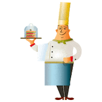 Cook Eating Sticker by LeipzigerMesse