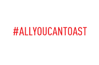 all you can toast Sticker by Toastocoast
