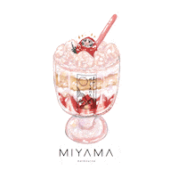 miyamamelbourne strawberryshortcake miyama miyamamelbourne miyamamcafe Sticker