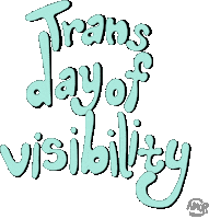 Transgender Day Of Visibility Love Sticker by Amor Design Studio