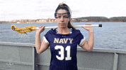Womens Lacrosse Go Navy GIF by Navy Athletics