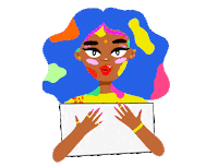 Holi Festival Sticker by Analice Campos