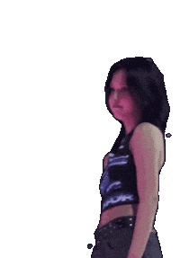 No Money Mina Sticker