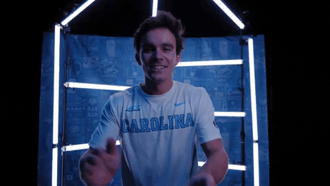 University Of North Carolina Tennis GIF by UNC Tar Heels