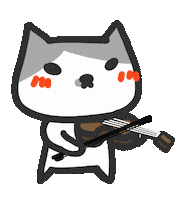 Musical Instrument Violin Sticker by yomoyeah