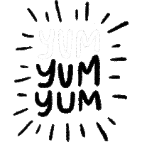 nom nom nom byobeauty Sticker by Courtney Shields