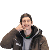Happy Call Sticker by Oeklo