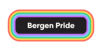 Rainbow Love Sticker by Bergen Pride