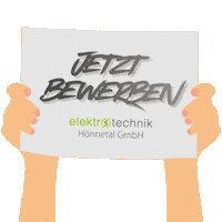 Jetzt Bewerben Sticker by WABRA TEC