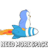 To The Moon Travel Sticker by Pudgy Penguins