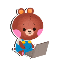 Bear Love Sticker by Bad Pug