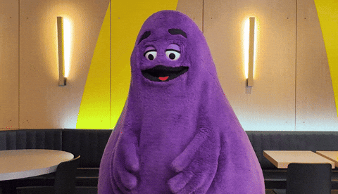 Grimace What GIF by McDonald's CZ/SK