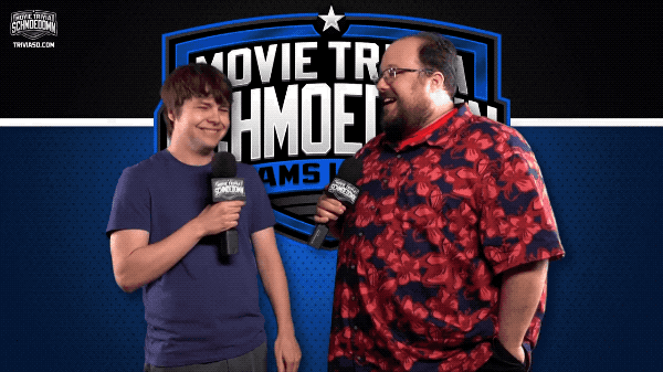 Brendan Meyer Laughing GIF by Movie Trivia Schmoedown