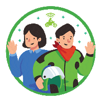 let's go love Sticker by GO-JEK