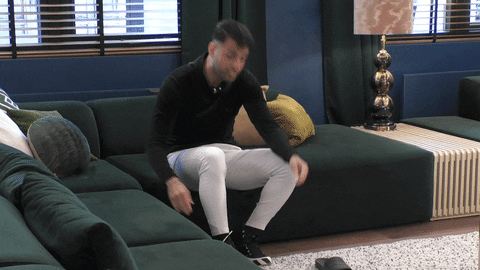 Sofa Reaction GIF by Big Brother 2022
