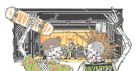 INVERTEDFESTIVAL music skate gold coast stand atlantic Sticker
