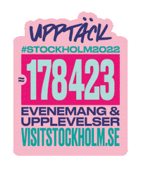 VisitStockholm stockholm visitstockholm visit stockholm stockholm 2022 Sticker