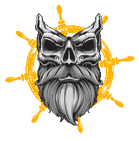beardedvillains beard villain brotherhood barba Sticker