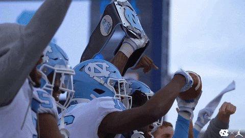 TarHeelFootball giphyupload football unc tar heels GIF