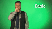 sign language eagle GIF by Sign with Robert