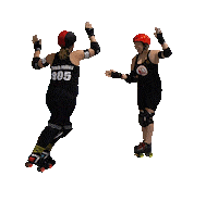 Rollerderby Sticker by Dom City Roller Derby